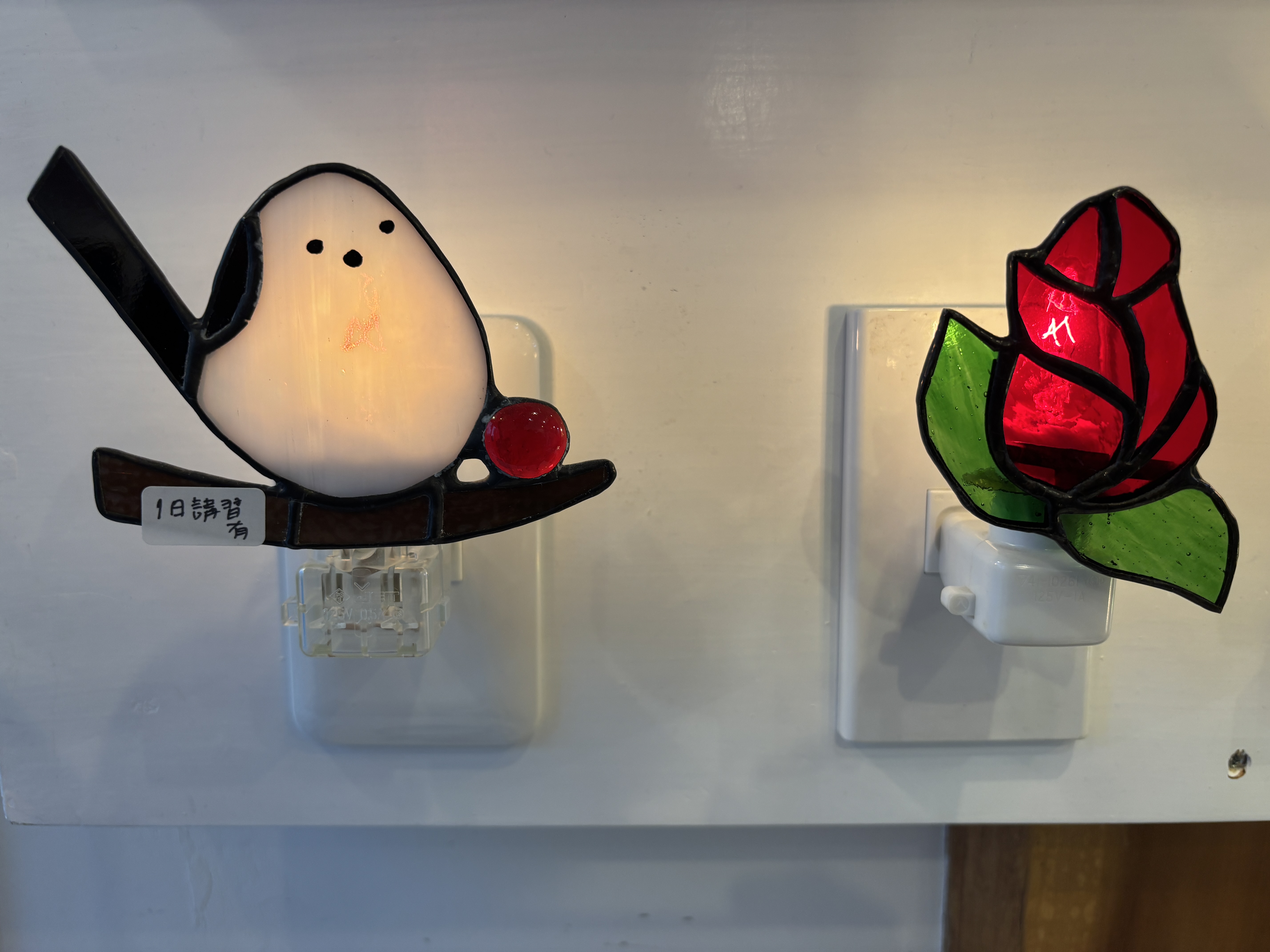 札幌・円山で体験できるステンドグラス作品のキット例